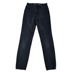 R Jeans Petite Skinny Jeans Dark Wash Ripped High Rise Gothcore 25
